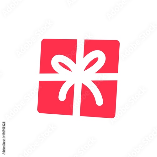 gift icon solid vector logo download