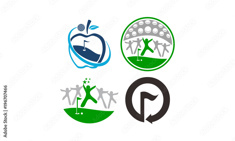 Best Course Golf Template Set Best Course Golf Template Set