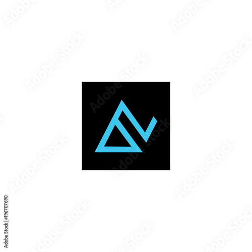 Free Download art of letter bv logo vector - GFXLoad