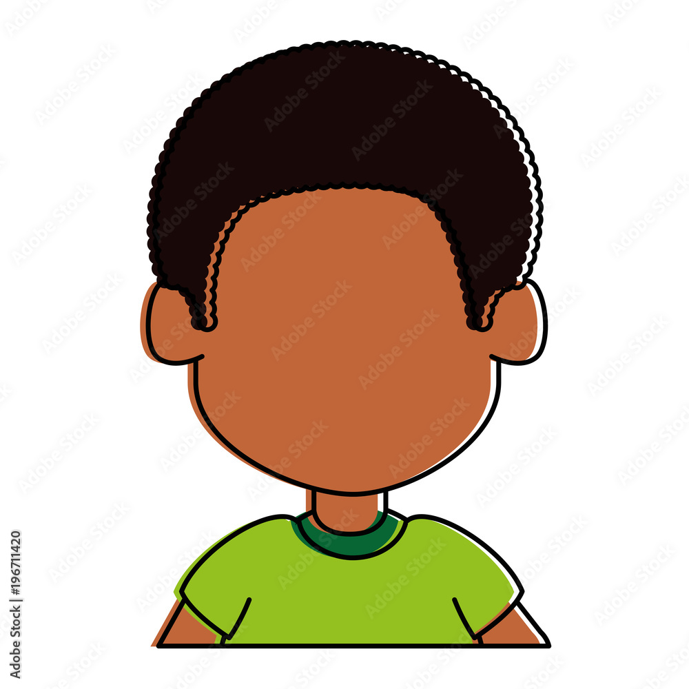 Obraz premium happy little boy character