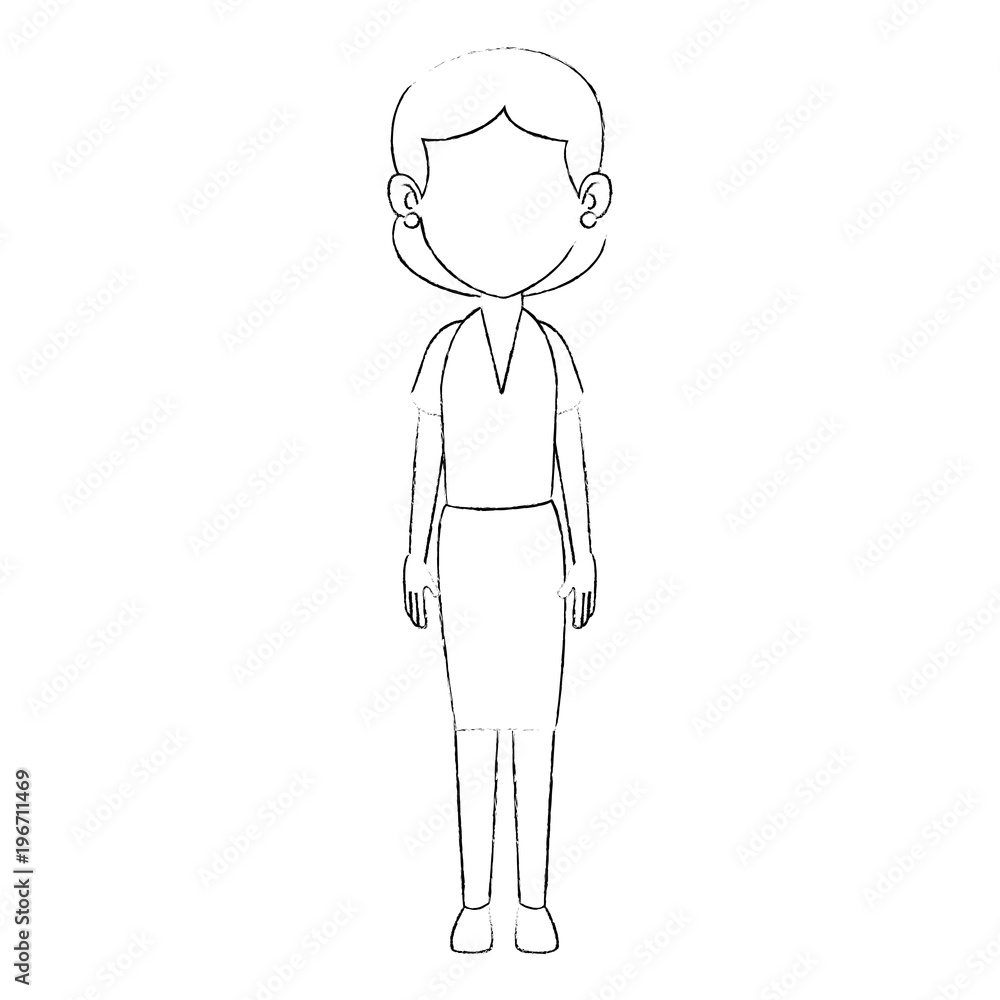 woman adult avatar character