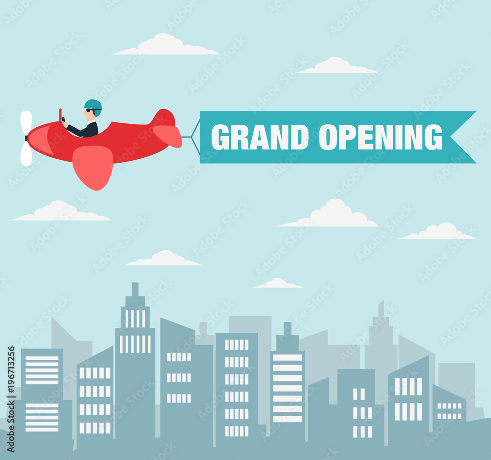 Fototapeta premium Grand opening