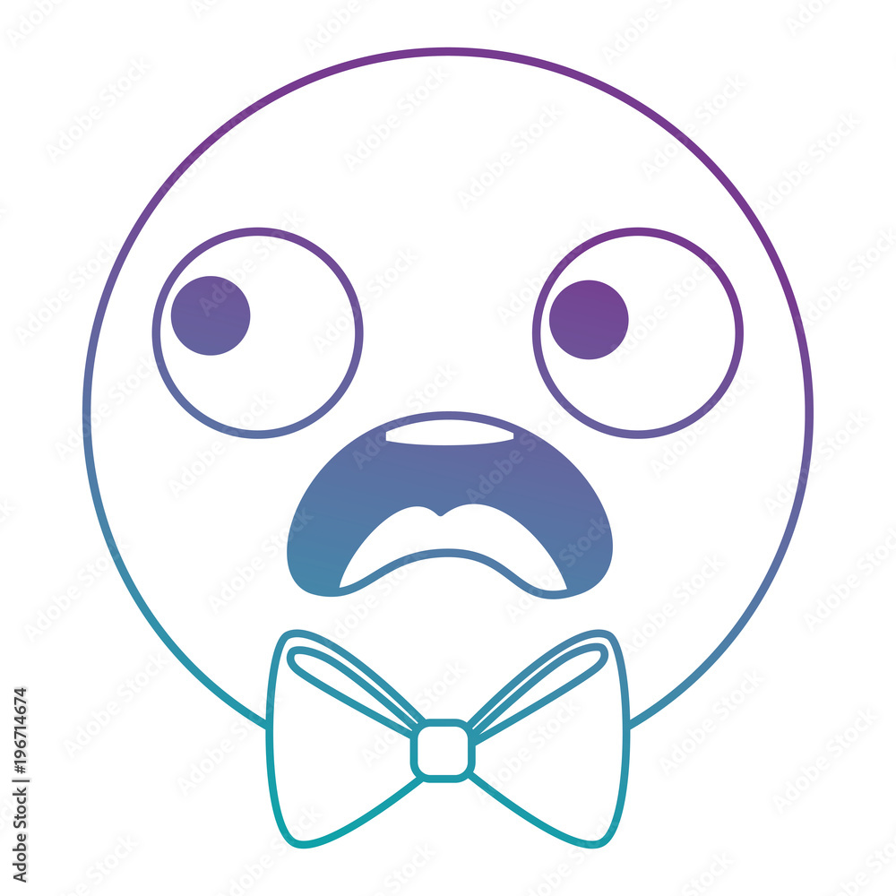 emoticon circular face kawaii character emoticon circular face kawaii character