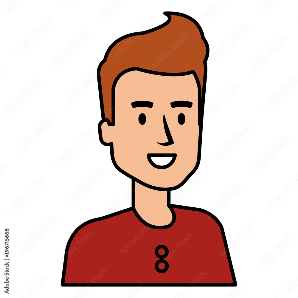 young man avatar character young man avatar character