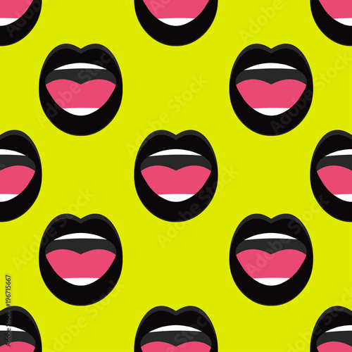 Black girls lips