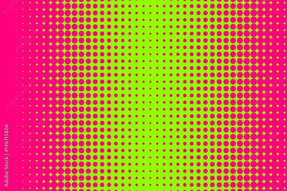 Halftone summer bright banner