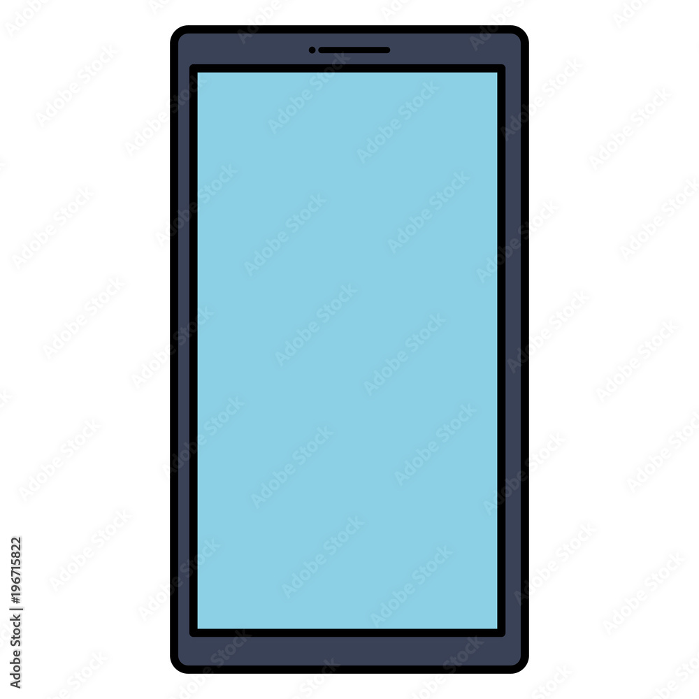 smartphone device isolated icon smartphone device isolated icon