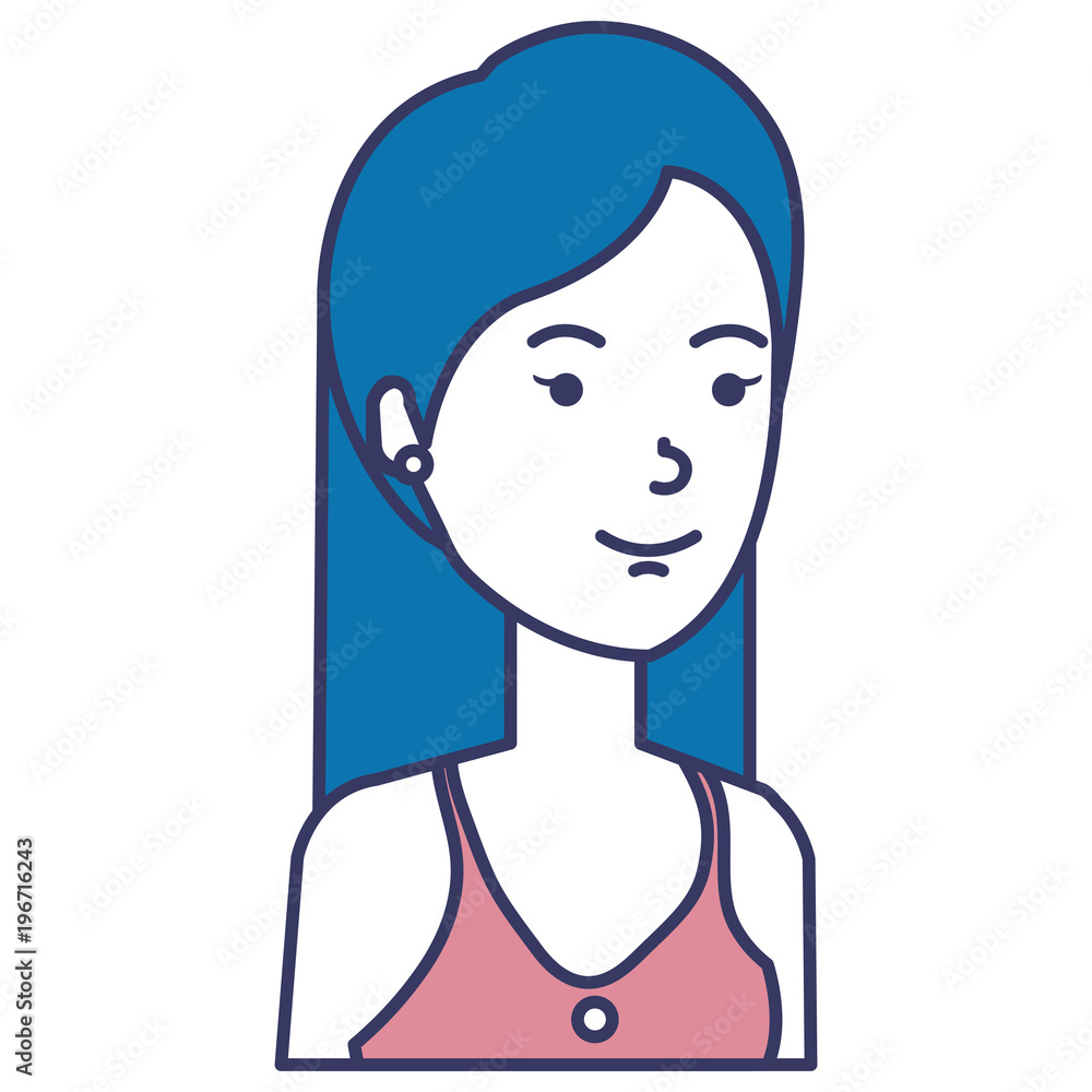 beautiful woman avatar character