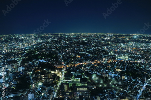 Wallpaper Mural 横浜から見た神奈川の都市景観 Torontodigital.ca