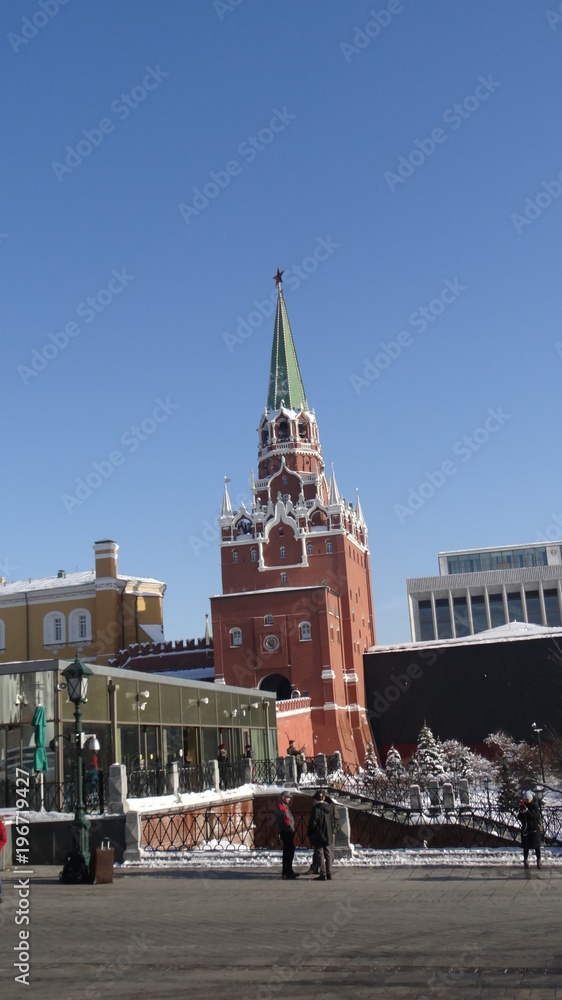 Obraz premium Trinity tower of the Kremlin.