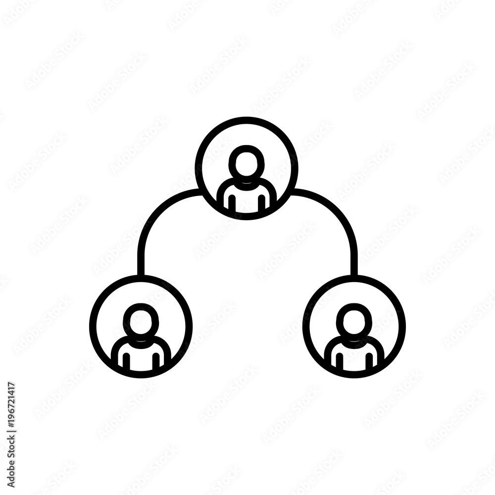 company hierarchy outlined vector icon. Outlined symbol of company staff structure. Simple, modern flat vector illustration for mobile app, website or desktop app company hierarchy outlined vector icon. Outlined symbol of company staff structure. Simple, modern flat vector illustration for mobile app, website or desktop app