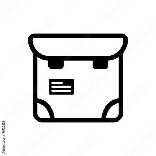 bag outlined vector icon