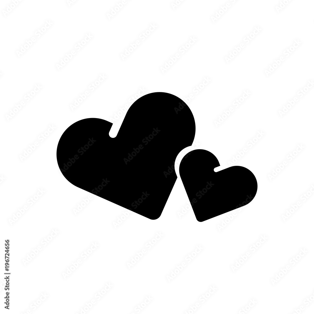 heart filled vector icon heart filled vector icon