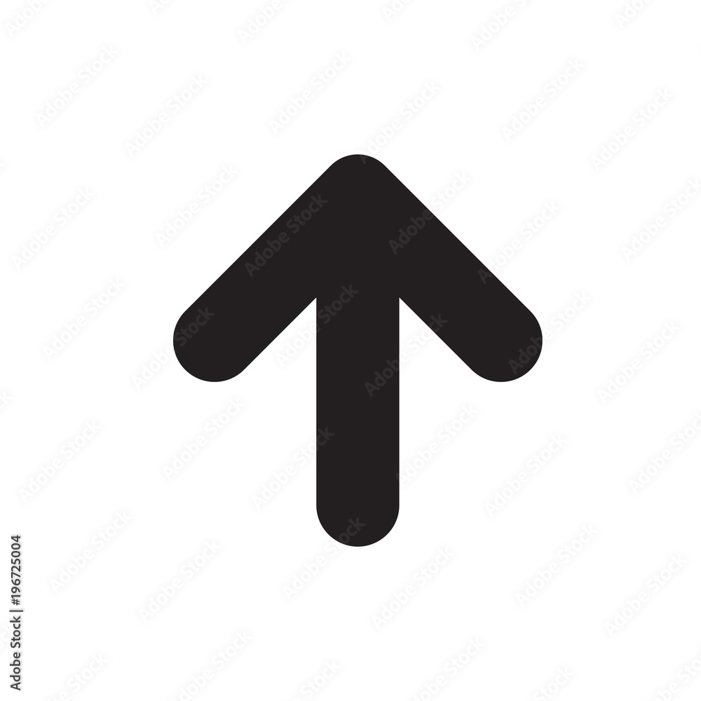 arrow up filled vector icon. Modern simple isolated sign. Pixel perfect vector illustration for logo, website, mobile app and other designs arrow up filled vector icon. Modern simple isolated sign. Pixel perfect vector illustration for logo, website, mobile app and other designs