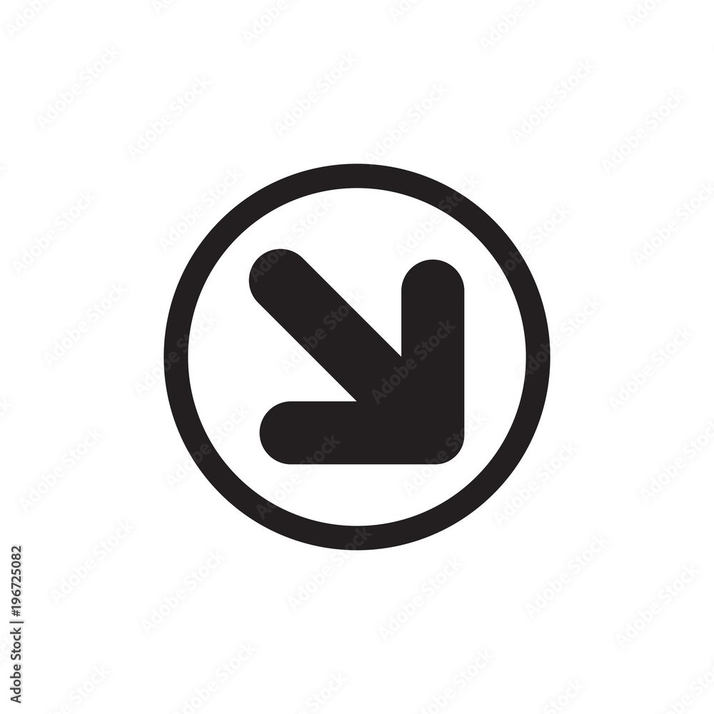 diagonal arrow right filled vector icon. Modern simple isolated sign. Pixel perfect vector illustration for logo, website, mobile app and other designs diagonal arrow right filled vector icon. Modern simple isolated sign. Pixel perfect vector illustration for logo, website, mobile app and other designs
