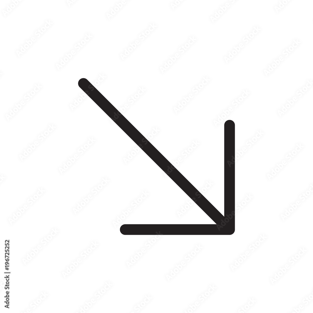 diagonal arrow right filled vector icon. Modern simple isolated sign. Pixel perfect vector illustration for logo, website, mobile app and other designs diagonal arrow right filled vector icon. Modern simple isolated sign. Pixel perfect vector illustration for logo, website, mobile app and other designs