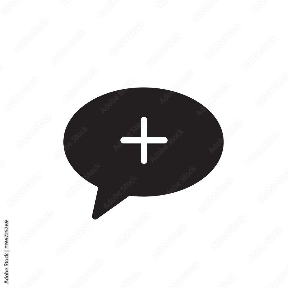 Fototapeta premium create message, add message filled vector icon. Modern simple isolated sign. Pixel perfect vector illustration for logo, website, mobile app and other designs