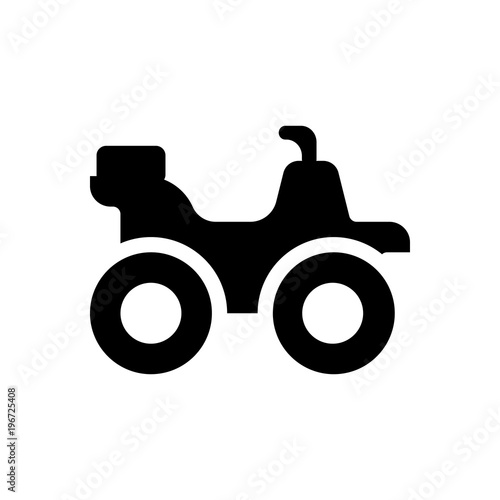 quad filled vector icon
