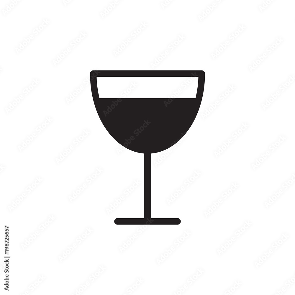 wine glass filled vector icon. Modern simple isolated sign. Pixel perfect vector illustration for logo, website, mobile app and other designs wine glass filled vector icon. Modern simple isolated sign. Pixel perfect vector illustration for logo, website, mobile app and other designs