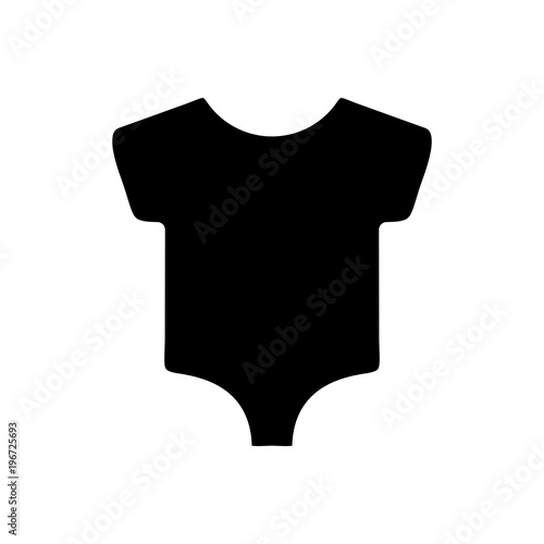 baby clothes filled vector icon