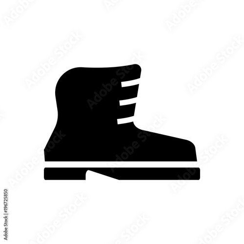 boot filled vector icon