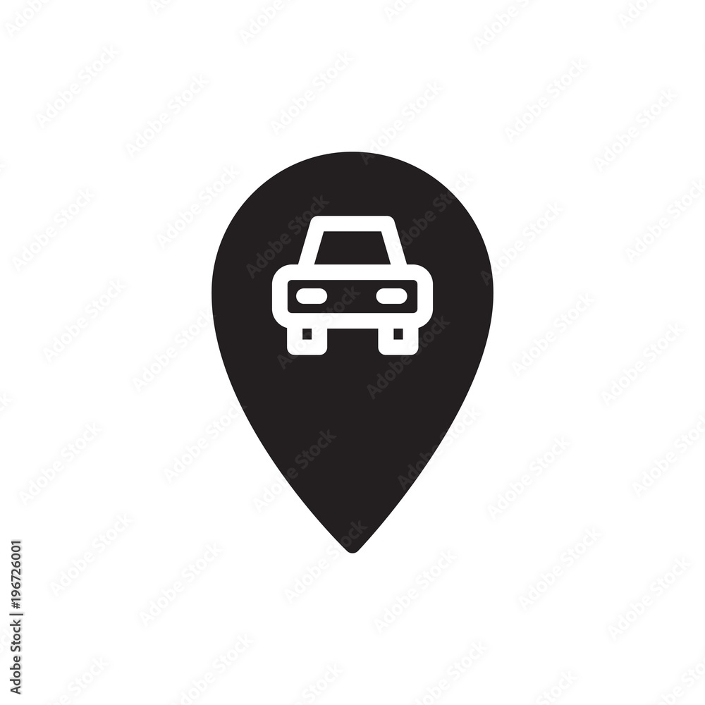car parking location filled vector icon. Modern simple isolated sign. Pixel perfect vector illustration for logo, website, mobile app and other designs car parking location filled vector icon. Modern simple isolated sign. Pixel perfect vector illustration for logo, website, mobile app and other designs