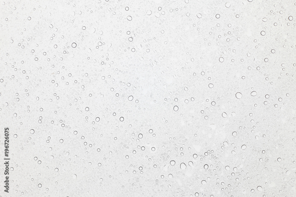 Obraz premium Water drops on glass, Rain droplets on glass background.