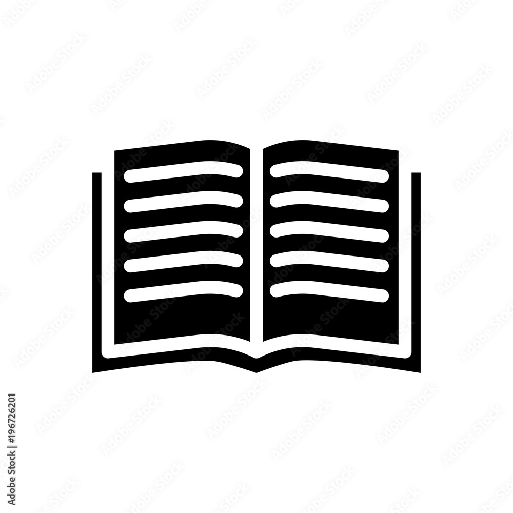 open book filled vector icon open book filled vector icon