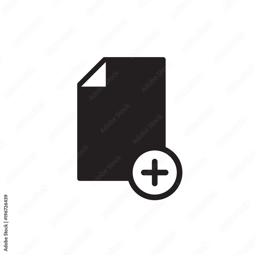 add new file filled vector icon. Modern simple isolated sign. Pixel perfect vector illustration for logo, website, mobile app and other designs add new file filled vector icon. Modern simple isolated sign. Pixel perfect vector illustration for logo, website, mobile app and other designs