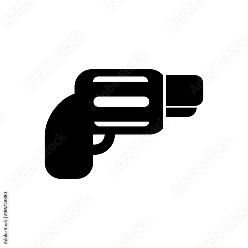 gun filled vector . Modern simple isolated sign. Pixel perfect vector  illustration for logo, website, mobile app and other designs