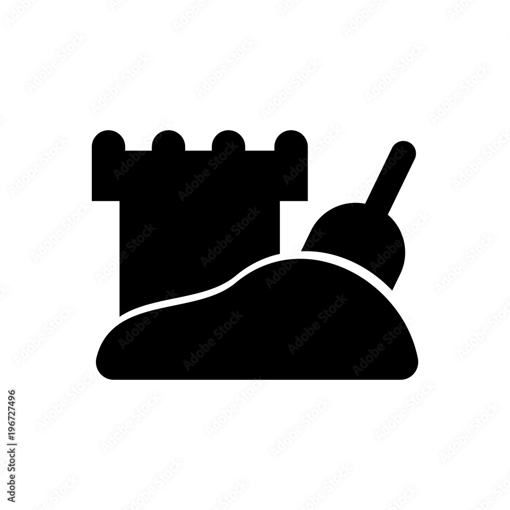 Sand tower filled vector . Modern simple isolated sign. Pixel perfect vector illustration for logo, website, mobile app and other designs Sand tower filled vector . Modern simple isolated sign. Pixel perfect vector illustration for logo, website, mobile app and other designs