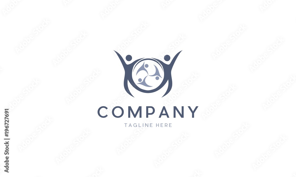 Human Group Family Care Logo, Human Family Community Creative Logo, Abstract People symbol, togetherness and community concept design Human Group Family Care Logo, Human Family Community Creative Logo, Abstract People symbol, togetherness and community concept design