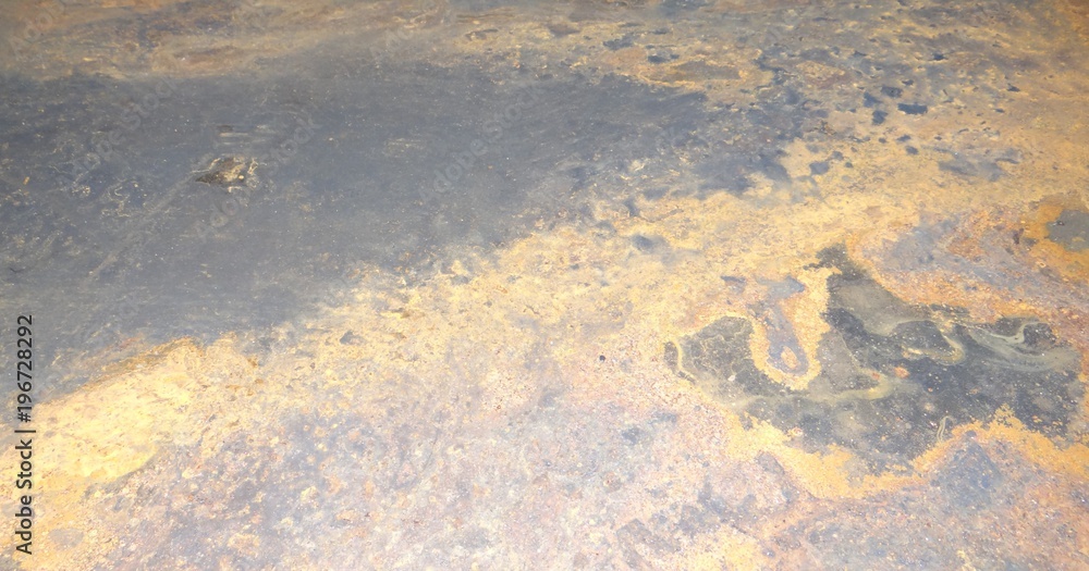 The texture of the metal and rust. The texture of the metal and rust.