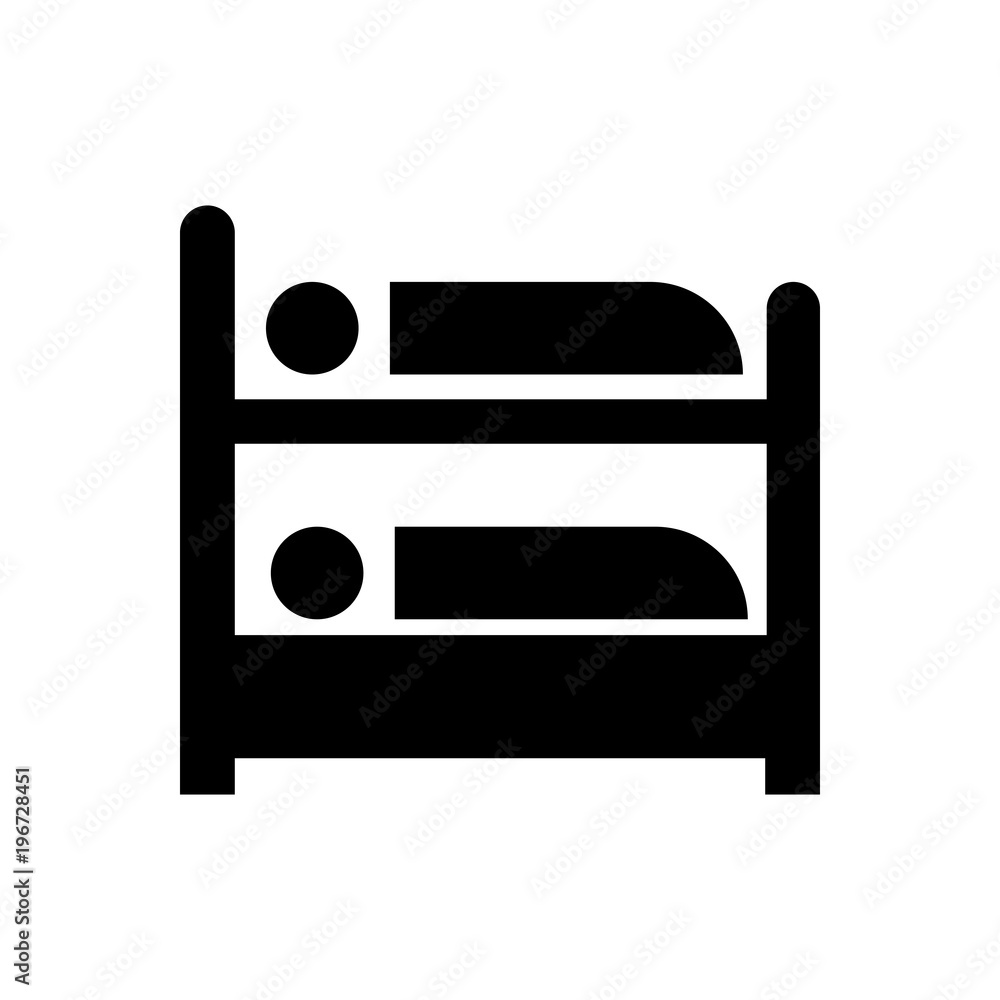Hostel filled vector icon. Modern simple isolated sign. Pixel perfect vector illustration for logo, website, mobile app and other designs Hostel filled vector icon. Modern simple isolated sign. Pixel perfect vector illustration for logo, website, mobile app and other designs