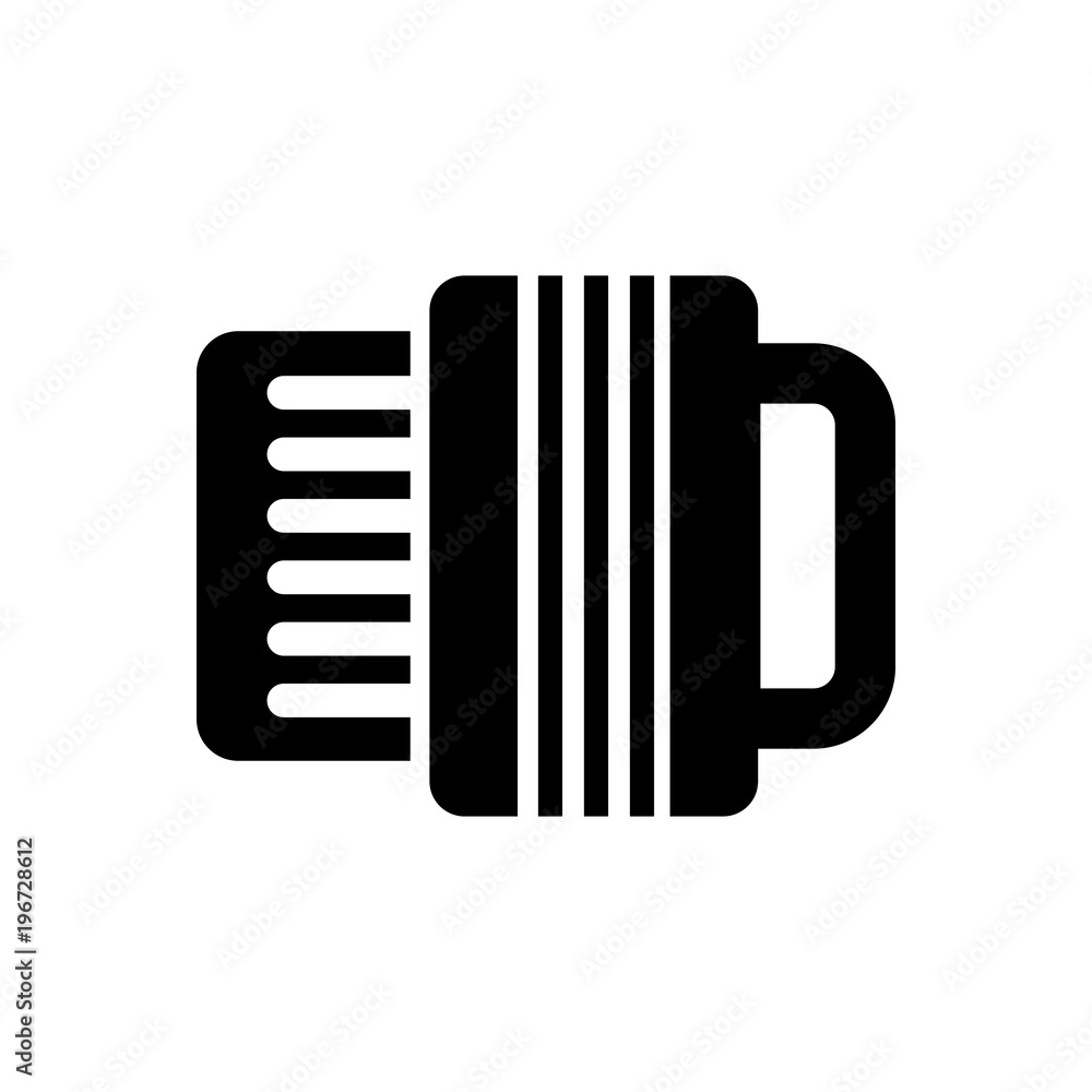 Accordion filled vector icon. Modern simple isolated sign. Pixel perfect vector illustration for logo, website, mobile app and other designs Accordion filled vector icon. Modern simple isolated sign. Pixel perfect vector illustration for logo, website, mobile app and other designs