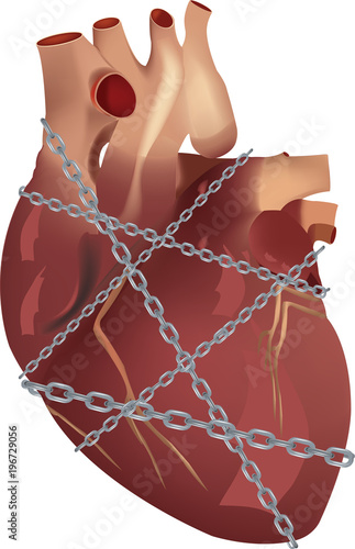 cuore incatenato