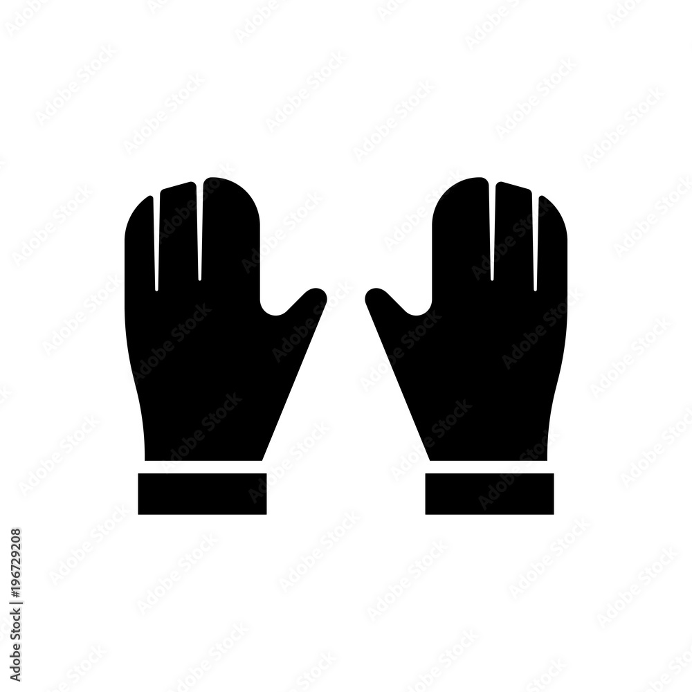Gloves filled vector icon. Modern simple isolated sign. Pixel perfect vector illustration for logo, website, mobile app and other designs Gloves filled vector icon. Modern simple isolated sign. Pixel perfect vector illustration for logo, website, mobile app and other designs
