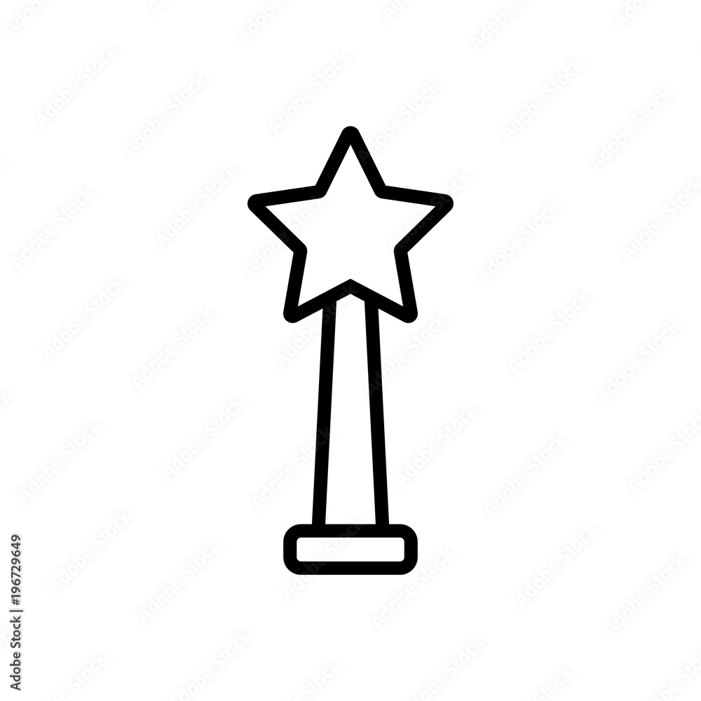Award outlined vector icon. Modern simple isolated sign. Pixel perfect vector illustration for logo, website, mobile app and other designs Award outlined vector icon. Modern simple isolated sign. Pixel perfect vector illustration for logo, website, mobile app and other designs