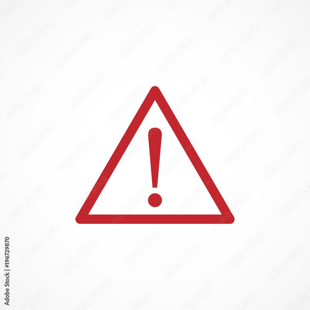 Vector image of danger icon. Vector image of danger icon.