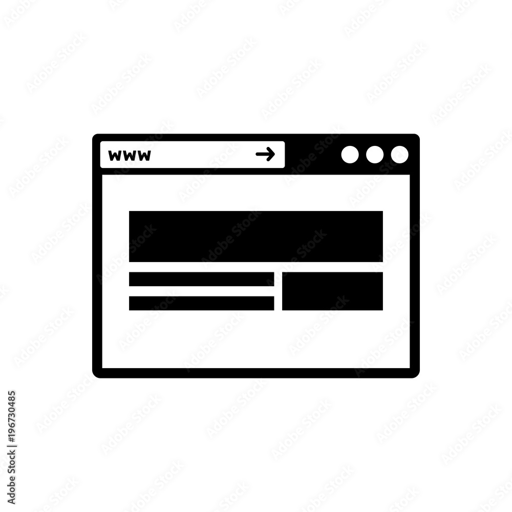 Website filled vector icon. Modern simple isolated sign. Pixel perfect vector illustration for logo, website, mobile app and other designs Website filled vector icon. Modern simple isolated sign. Pixel perfect vector illustration for logo, website, mobile app and other designs