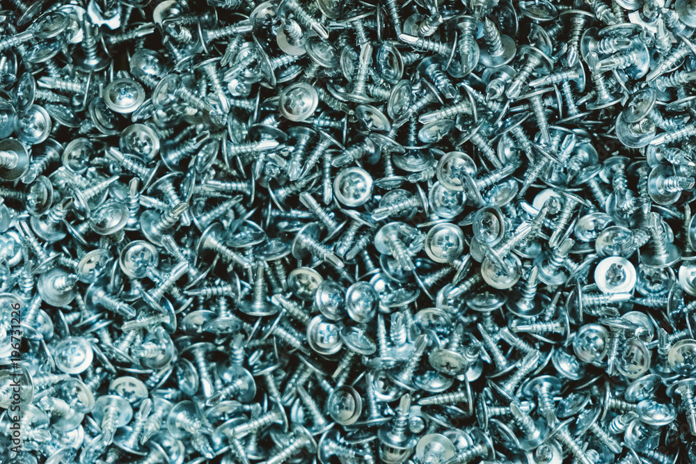 zinc-plated self-tapping screws for building close-up zinc-plated self-tapping screws for building close-up
