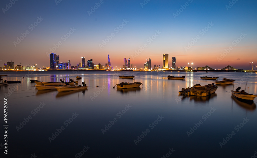 Twilight over Bahrain