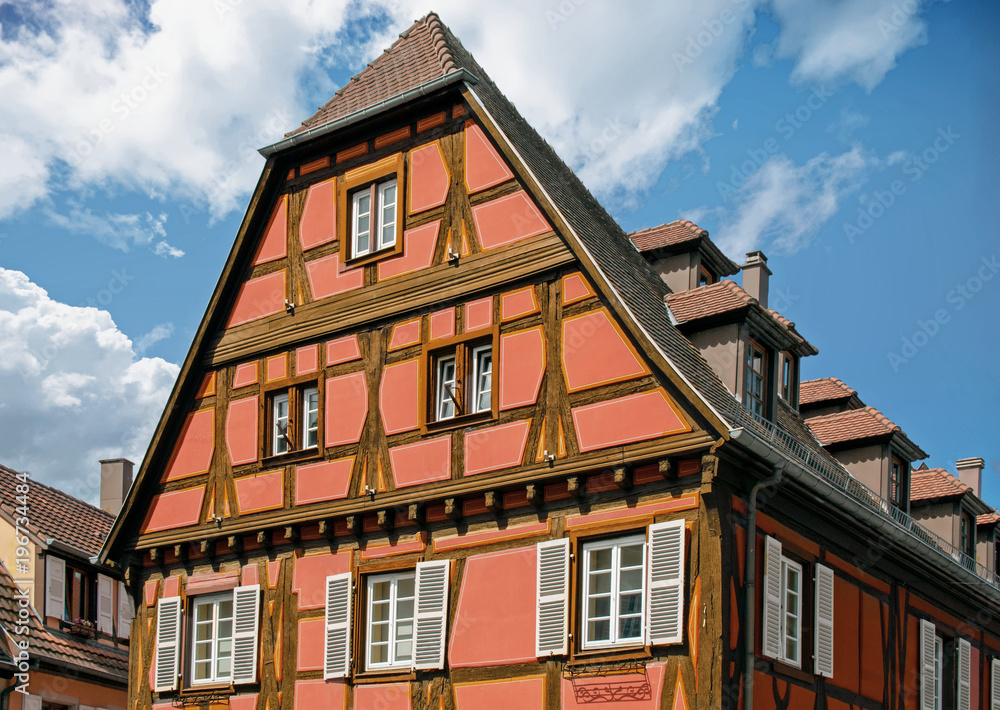 Molsheim. Maison à colombages , Bas Rhin, Alsace. Grand Est
