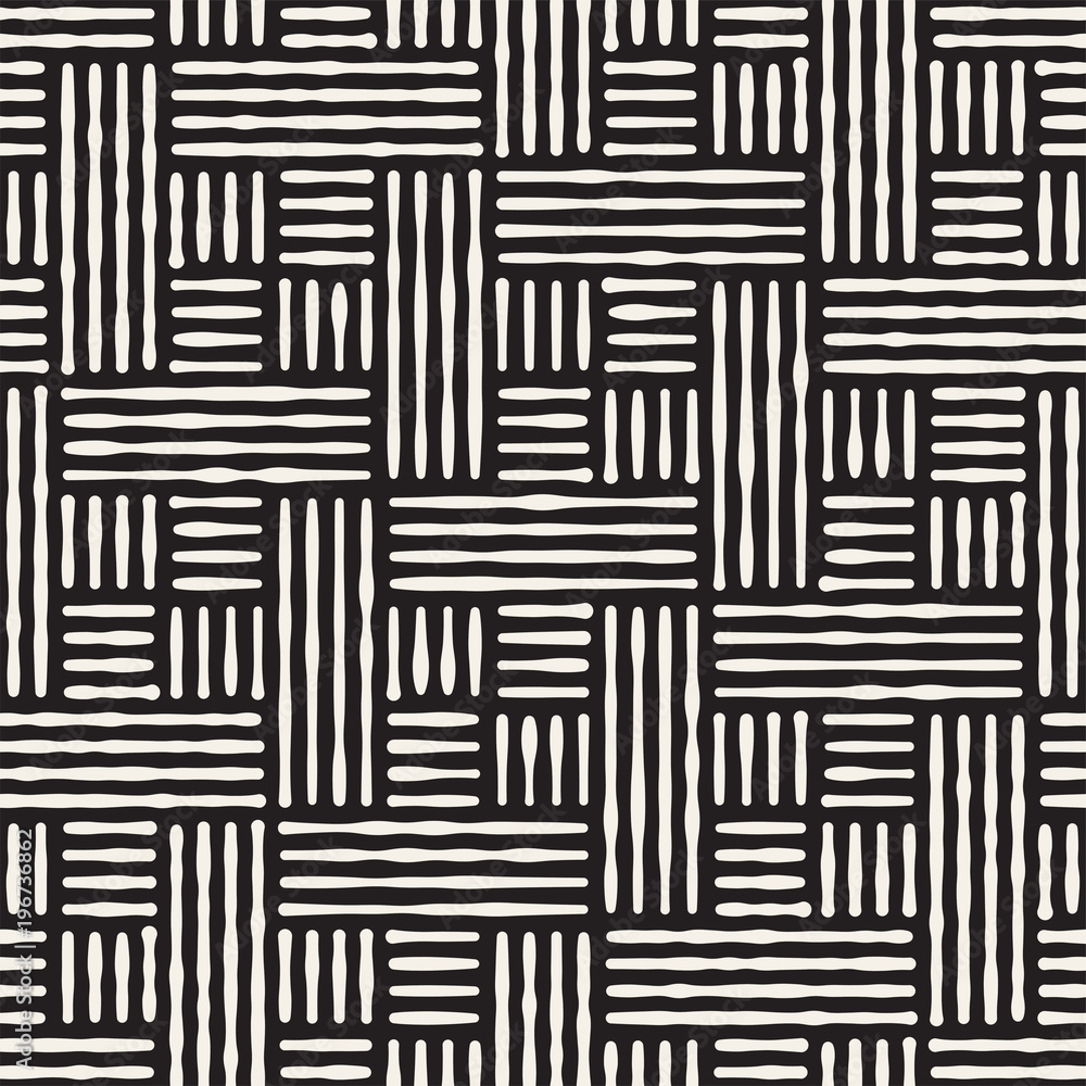 Hand drawn striped seamless pattern with brushstrokes tiling. Abstract freehand texture for print Hand drawn striped seamless pattern with brushstrokes tiling. Abstract freehand texture for print