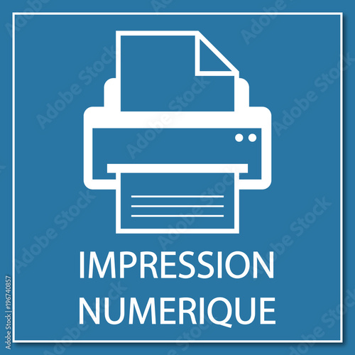 Logo impression numérique.