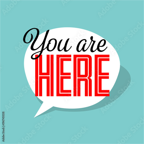 You are here