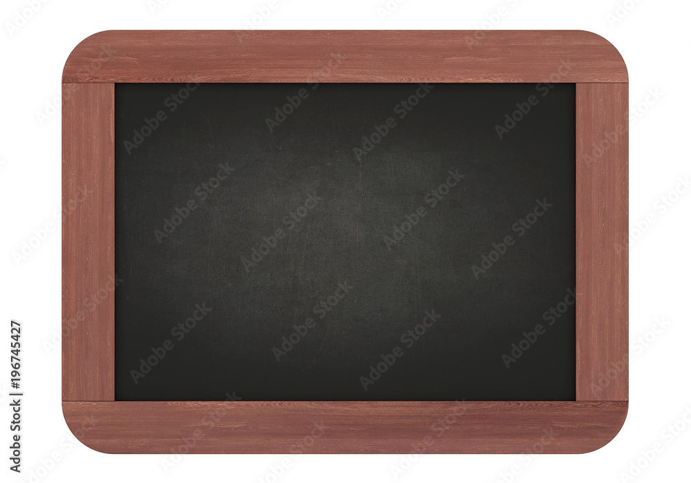 Chalkboard isolated on white background. 3D rendering Chalkboard isolated on white background. 3D rendering