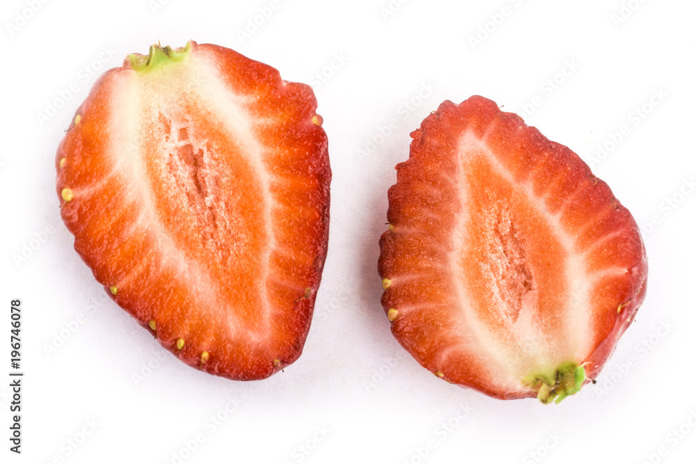 strawberry isolated on white background