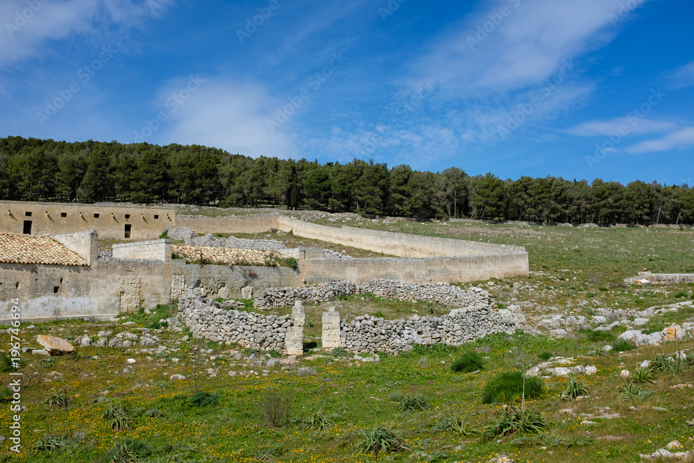 Ancient sheepfold called Jazzo typical of Murgia region. Apulia, Italy. Ancient sheepfold called Jazzo typical of Murgia region. Apulia, Italy.