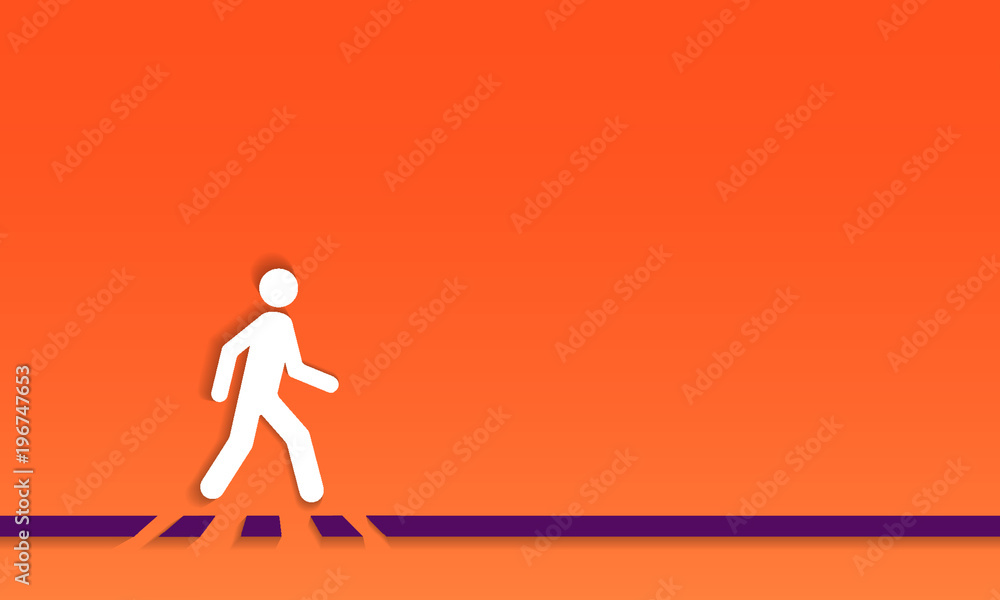 Pedestrian crossing line – crosswalk, vector Pedestrian crossing line – crosswalk, vector